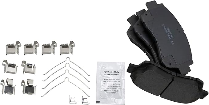 TRQ Front Brake Pads Ceramic Compatible with 1996-1998 Lexus SC300 1995-1997 Toyota Avalon 1996-2001 Camry 1998-1999 Celica 1998-2003 Sienna