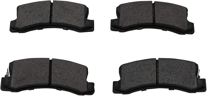 TRQ Rear Brake Pads Ceramic Hardware Compatible with 1990-1991 Lexus ES250 1992-1999 ES300 1999-2003 RX300 1987-1999 Toyota Camry 1986-1995 Celica 1999-1999 Solara
