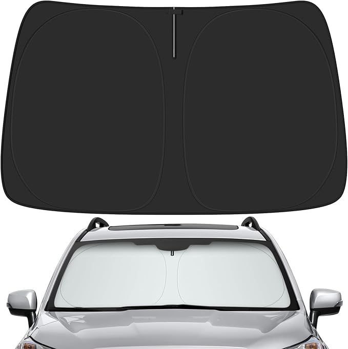 Car Windshield Sun Shade for Subaru 2014-2018 Forester Accessories (OEM Design) Reflective Foldable Heat Insulation Sunshade for Ultimate Protection
