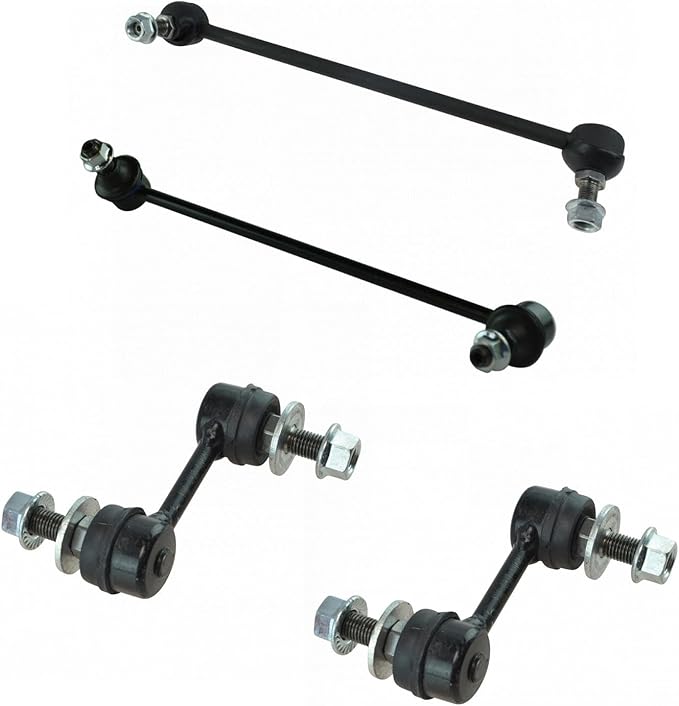 TRQ Front & Rear Sway Bar Stabilizer Link Set Compatible with 2007-2008 Hyundai Entourage 2006-2014 Kia Sedona