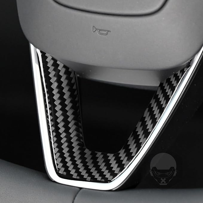Carbon Fiber Stickers Car Wheel Interior Decoration Compatible with Tesla Model 3 Accessories 2024 2025 Decorative Stickers