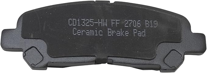 TRQ Rear Brake Pads Ceramic Compatible with 2008-2013 Toyota Highlander