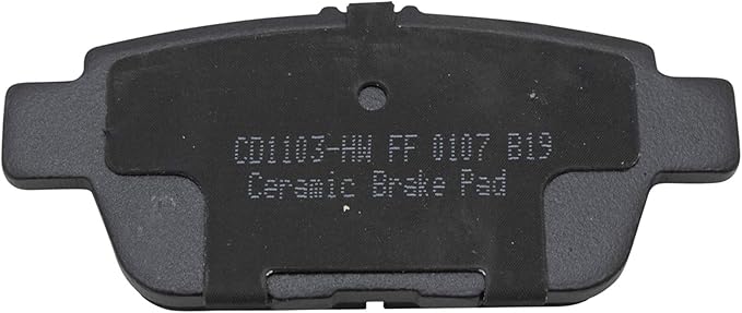 TRQ Rear Brake Pads Ceramic Wear Sensor Hardware Compatible with 2009-2014 Acura TL 2006-2014 Honda Ridgeline