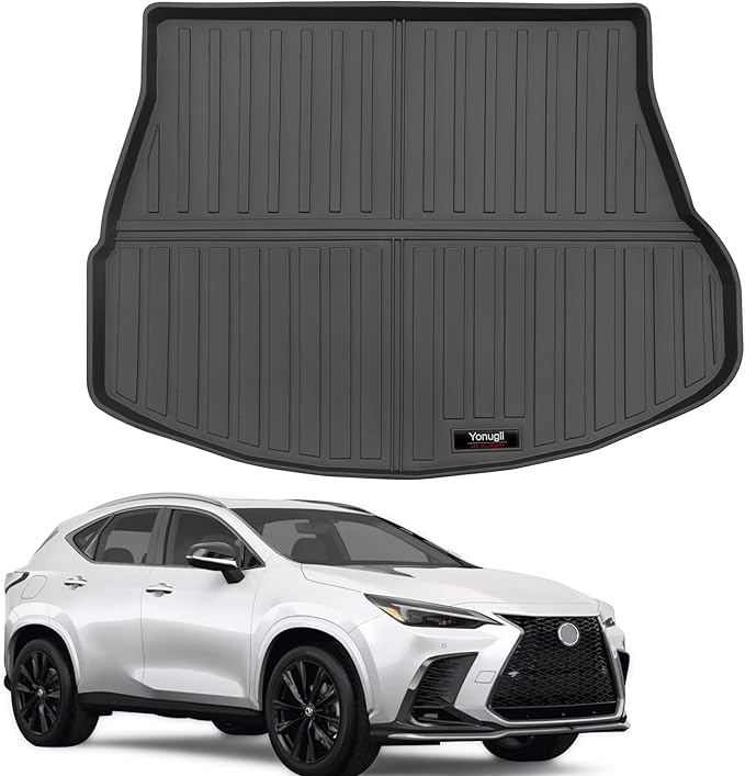 Custom for 2022-2026 Lexus NX & NX Hybrid NX250 NX350 NX350h NX450h+ Cargo Mats Trunk Liner All Weather TPE Protection Mat Accessories (for 2022-2026 Lexus NX)