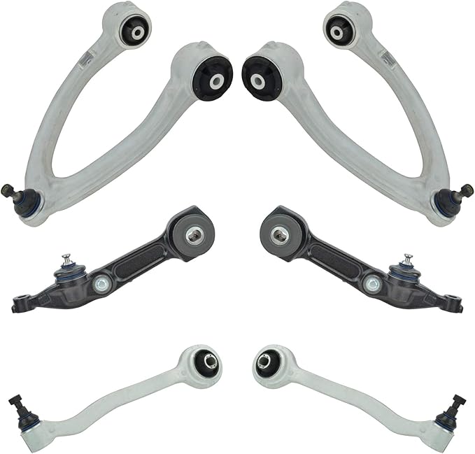 TRQ Front Control Arm with Ball Joint Set 6 Piece Compatible with 2000-2006 Mercedes-Benz S430 S500 2006 S350