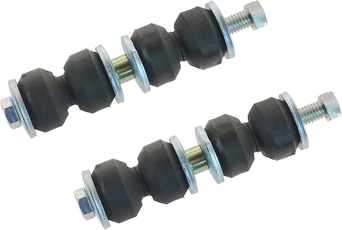 TRQ Front Driver and Passenger Side Sway Bar Link Set 2 Piece Compatible with 2001-2010 Chrysler PT Cruiser 2000-2005 Dodge Neon 2000-2001 Plymouth Neon