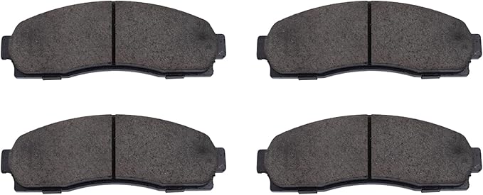 TRQ Front Premium Posi Ceramic Disc Brake Pads Kit for SUV Pickup Truck