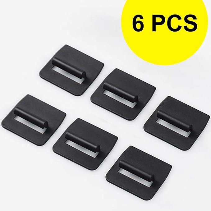 Glass Roof Sunshade UV Ray Protection, Foldable Sunroof Sunshade Top Window Sun Shades Replacement Clips，6 Piece Set (for One Sunroof)