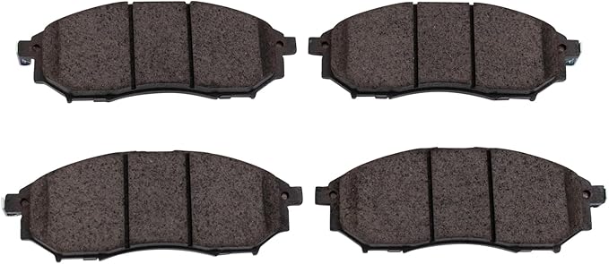 TRQ Premium Posi Ceramic Front Brake Pad LH RH Kit for Nissan Infiniti