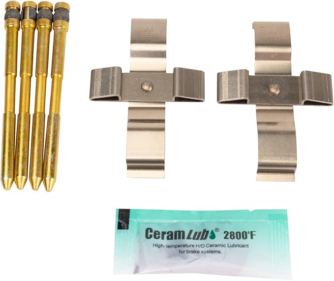 TRQ Rear Ceramic Brake Pad Set Compatible with 10-13 Hyundai Genesis Coupe with 4 Piston Rear Calipers 14 Genesis Coupe 2.0T 14-16 Genesis Coupe 3.8 12-15 Tesla Model S