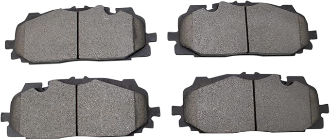 TRQ Front Brake Pads Ceramic Compatible with 2019-2021 Audi A6 Quattro A8 Quattro 2020-2021 Q5 PHEV 2017-2021 Q7 Q8 2018-2021 RS5 RS5 Sportback S4 S5 S5 Sportback SQ5