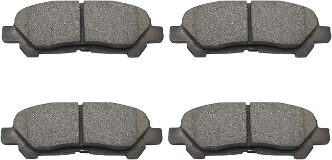 TRQ Rear Brake Pads Ceramic Compatible with 2008-2013 Toyota Highlander