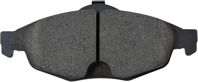 TRQ Front Brake Pads Ceramic Hardware Wear Sensor Compatible with 2001-2006 Chrysler Sebring 2001-2006 Dodge Stratus