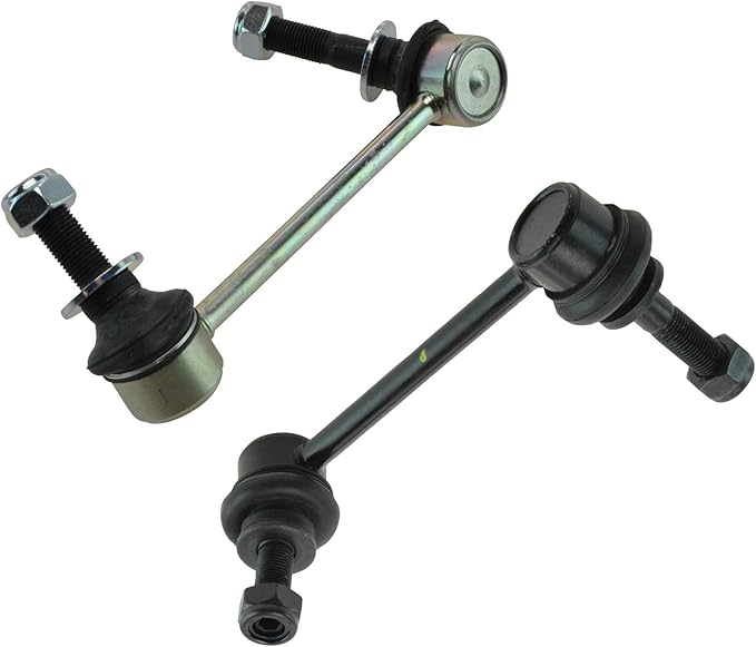 TRQ Front Driver and Passenger Side Sway Bar Link Set 2 Piece Compatible with 2003 Lexus GX470 04-09 GX470 KDSS 03-09 Toyota 4Runner 10-23 4Runner KDSS 07-14 FJ Cruiser
