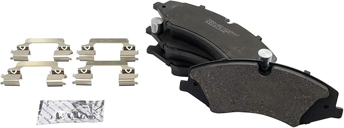 TRQ Front Brake Pads Ceramic Compatible with 2017 Land Rover Discovery 2010-2016 LR4 2014-2017 Range 2011-2017 Sport