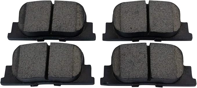 TRQ Rear Brake Pads Ceramic Compatible with 2000-2001 Lexus ES300 2000-2001 Toyota Camry 2005-2010 Scion tC