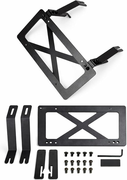No Drill Front License Plate Mount for Tesla Model Y Juniper 2026, Premium Front License Plate Holder Bracket, License Plate Frame Secure & Scratch-Free Install【for 2026 Tesla Model Y Juniper】