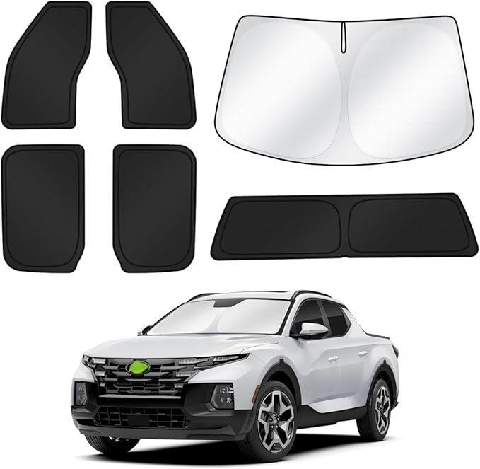 Window Shades for 2015-2020 Ford F150 4 Door Accessories Windshield Sun Shade Side Rear Window Cover Sunshade Sun Visor Shield Privacy Protection for Camping Keep Vehicle Cool Black 6PCS