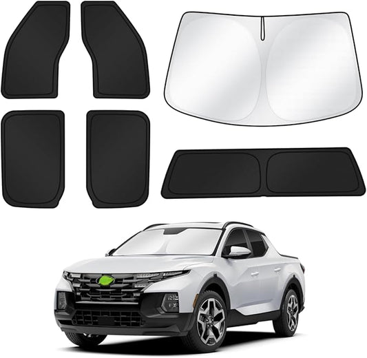 Window Shades for 2015-2020 Ford F150 4 Door Accessories Windshield Sun Shade Side Rear Window Cover Sunshade Sun Visor Shield Privacy Protection for Camping Keep Vehicle Cool Black 6PCS