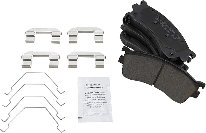 TRQ Front Brake Pads Ceramic Compatible with 2001-2003 Mazda Protege 2002-2003 Protege5