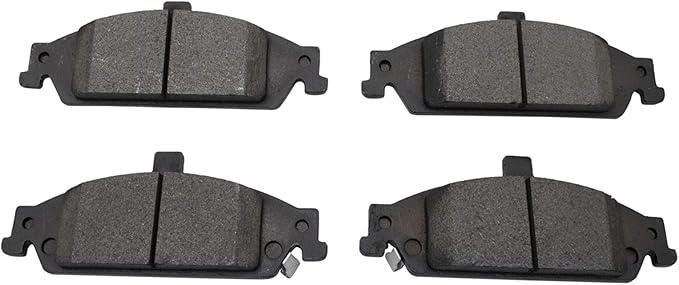 TRQ Front Brake Pads Ceramic Compatible with 2004-2005 Chevrolet Classic 1997-2003 Malibu 1999-2004 Oldsmobile Alero 1997-1999 Cutlass 1999-2005 Pontiac Grand Am