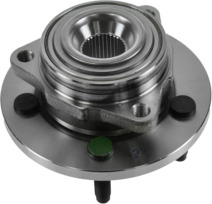 TRQ 2 Piece Front Wheel Bearing & Hub Assembly Set Compatible with 2005-2010 Dodge Dakota