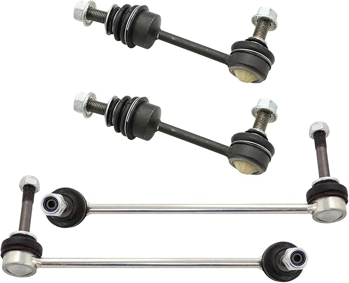 TRQ Front & Rear Sway Bar Stabilizer Link Set Compatible with 2007-2018 BMW X5 2008-2019 X6
