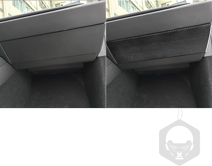 Carbon Fiber Sticker Co-Pilot Instrument Panel Sticker Car Interior Trim Compatible with Tesla Model 3 2024 2025 Accessories Decorative Sticker