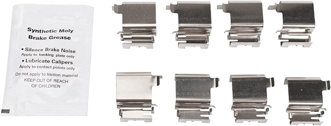 TRQ Rear Ceramic Brake Pad Set Compatible with 2014-2021 Ram ProMaster 1500 2014-2021 2500 2014-2021 3500 with Vented Rear Rotors Models