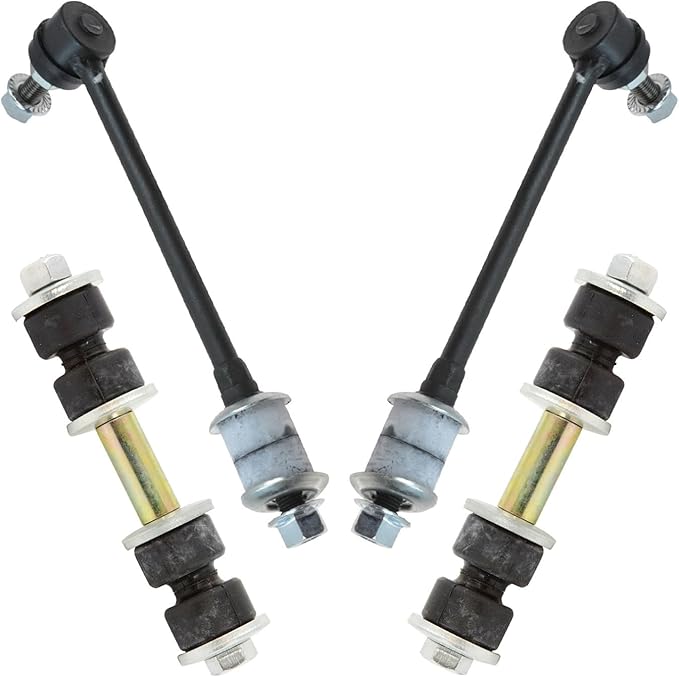 TRQ Sway Bar Stabilizer Link Set Front & Rear Compatible with 87-95 Pathfinder
