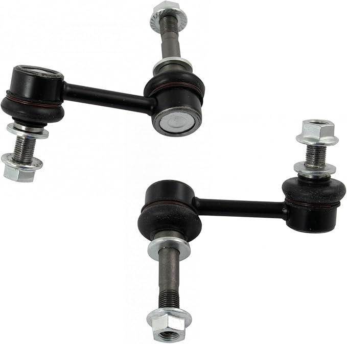 TRQ Front Left and Right Sway Bar Link Set 2 Piece Compatible with 06 Lexus GS300 Rear Wheel Drive 07-11 GS350 Rear Wheel Drive 06-07 GS430 07-11 GS450h 08-11 GS460 09-15 IS250 Rear Wheel Drive