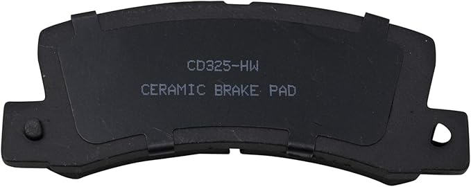 TRQ Rear Brake Pads Ceramic Hardware Compatible with 1990-1991 Lexus ES250 1992-1999 ES300 1999-2003 RX300 1987-1999 Toyota Camry 1986-1995 Celica 1999-1999 Solara