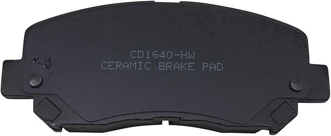 TRQ Front Ceramic Brake Pad Set Compatible with 2015-2017 Chrysler 200 2013-2016 Dodge Dart 2014-2022 Jeep Cherokee with Single Piston Front Calipers