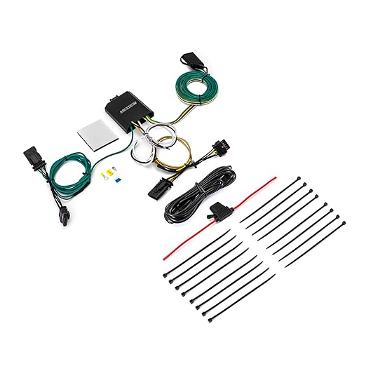 WeiSen 4-Pin Trailer Wiring Harness with Plug & Play Connector Compatible with Tesla Model 3 2020-2023