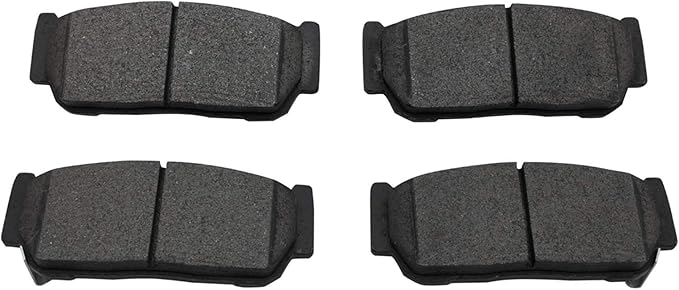 TRQ Rear Brake Pads Ceramic Compatible with 2007 Hyundai Entourage 2006 Kia Sedona 2003-2009 Sorento