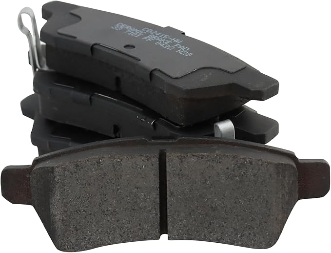 TRQ Rear Ceramic Brake Pad Set Compatible with 2022 Nissan Pathfinder