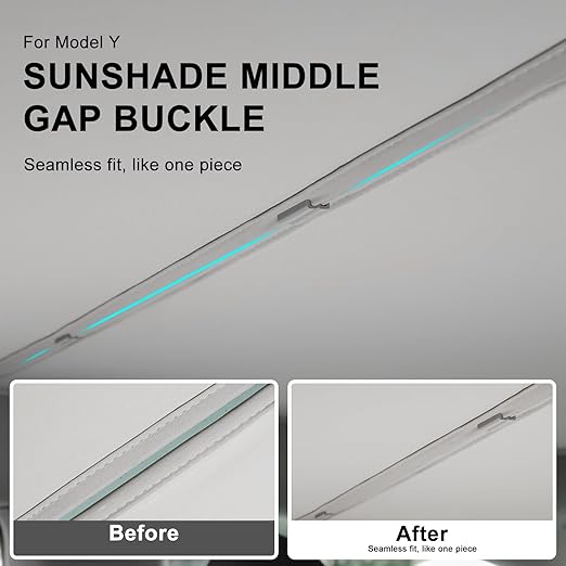 Clips for Tesla Model 3/Y Sunroof Sunshades (Grey)