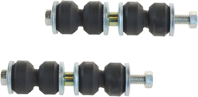 TRQ Front Driver and Passenger Side Sway Bar Link Set 2 Piece Compatible with 2001-2010 Chrysler PT Cruiser 2000-2005 Dodge Neon 2000-2001 Plymouth Neon
