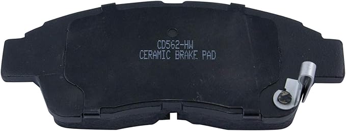 TRQ Front Brake Pads Ceramic Hardware Wear Sensor Compatible with 1993-1997 Geo Prizm 1992-2001 Toyota Camry 1994-1997 Celica Corolla 1996-2000 RAV4
