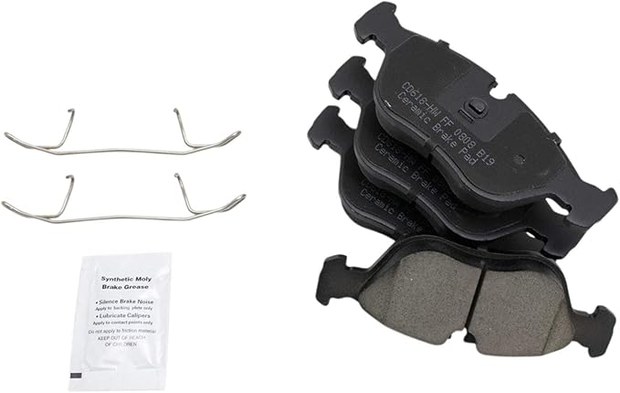 TRQ Front Brake Pads Ceramic Compatible with 1993-1997 Volvo 850 1998-2004 C70 1998-2000 S70 1998-2000 V70