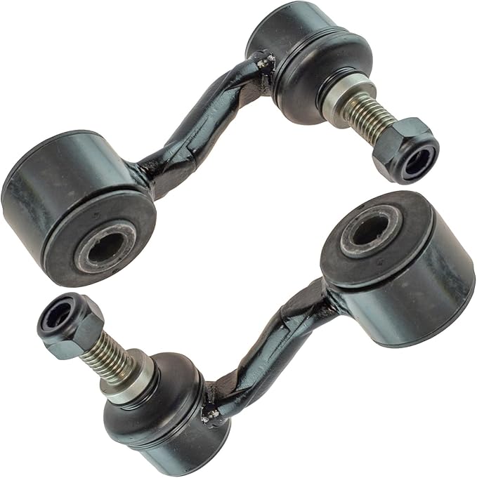 TRQ Rear Sway Bar Stabilizer Link Set Compatible with 2007-2009 Chrysler Aspen 2004-2009 Dodge Durango
