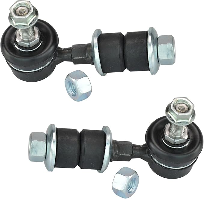 TRQ Front Sway Bar End Link LH Driver RH Passenger Pair for Tracker Sidekick X90 XL7