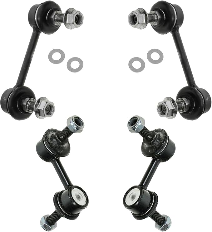 TRQ Front & Rear Sway Bar Stabilizer Link Set Compatible with 2005-2009 Subaru Legacy Outback