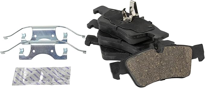 TRQ Brake Pad Premium Ceramic Rear Kit for Mercedes Benz CL E S SL Series