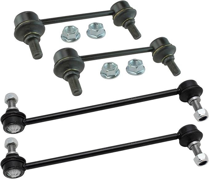 TRQ Front and Rear Sway Bar Link Set 4 Piece Compatible with 2010-2013 Hyundai Tucson All Wheel Drive 2011-2013 Kia Sportage All Wheel Drive
