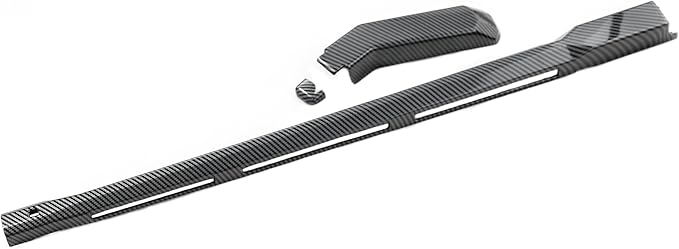 Barong for Tesla Cybertruck Accessoriess Interior Stickers Windshield Wiper Cover Trim Frame Decal Carbon Fiber Pattern