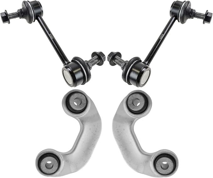 TRQ Sway Bar Stabilizer Link Set Front & Rear Compatible with 97-99 A8 97-03 A8 Quattro 01-03 S8