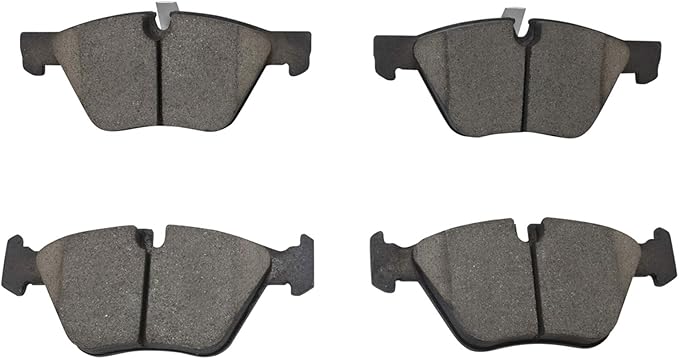 TRQ Front Brake Pads Ceramic Compatible with 2008-2013 BMW 128i 2006 325i 325xi 2007 328i 328xi 330i 330xi 335xi 2004-2007 525i 2009-2016 Z4