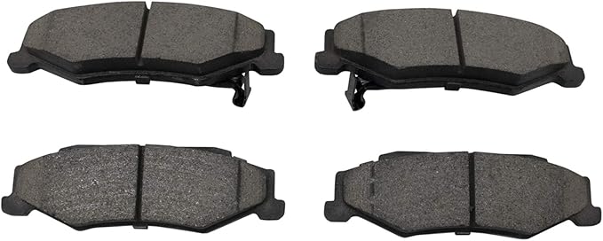 TRQ Rear Brake Pads Ceramic Compatible with 2004-2009 Cadillac XLR 1997-2013 Chevrolet Corvette