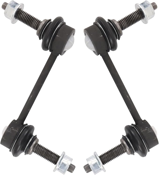 TRQ Rear Driver and Passenger Side Sway Bar Link Set 2 Piece Compatible with 2005-2009 Land Rover LR3 2010-2016 LR4 2006-2013 Range Rover Sport